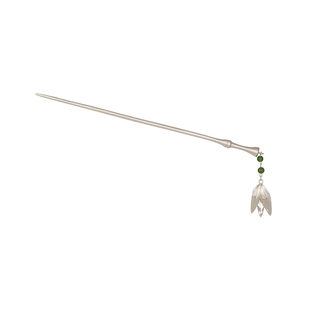 s925纯银东方美人美学竹子盘发簪子高级感国风潮汉服旗袍文艺发饰