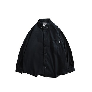 KXLFCHN日系cityboy廓形衬衫男女春秋季简约长袖纯色衬衣外套百搭