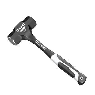 一体锤子工地砸墙大锤减震柄八角锤榔头实心铁锤手锤大号八磅锤