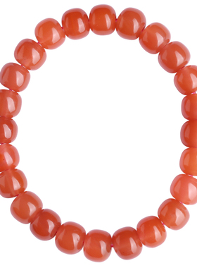 天然保山南红玛瑙樱桃红手串女