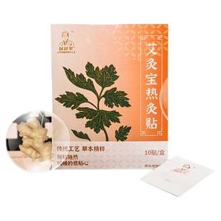 艾灸宝热灸贴一盒(10贴)草本热敷贴 艾草 生姜 亲肤透气 随时温暖