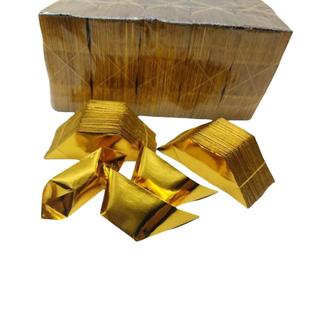 加厚进口纸半成品元宝手工折纸切角元宝金银两色包邮送袋整箱批发