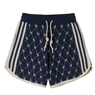 U/TI花版抽绳潮毛织短裤女时尚百搭设计感休闲裤尤缇2024春季新款