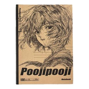 福音战士笔记本子二次元绫波丽明日香痛本学生B5日记本EVA手账本
