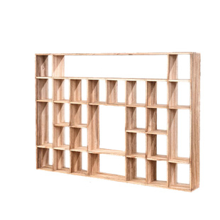 实木茶杯架多宝阁展示架隔断博古架置物架挂墙紫砂茶壶茶具柜壁挂