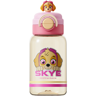 cmsh汪汪队儿童水杯上学专用女孩杯子夏季ppsu吸管杯幼儿园水壶