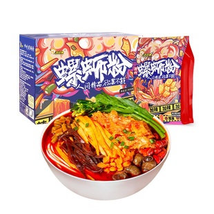 好欢螺螺蛳粉加辣加臭6袋礼盒螺丝粉柳州特产夜宵酸辣粉速食米粉