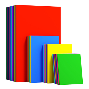 彩色手工硬卡纸小学生专用A4卡纸A3幼儿园手工纸8K开美术彩纸卡纸儿童剪纸diy环创制作材料加厚4K卡纸绘画纸