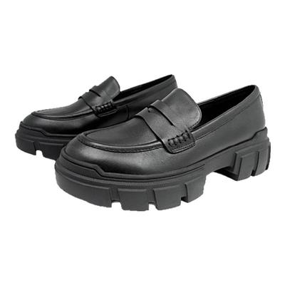 Rockport/乐步乐福真皮小皮鞋女2025春新款通勤牛皮松糕厚底鞋子