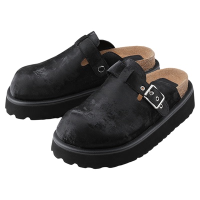 韩桥日记厚底增高博肯鞋个性潮流