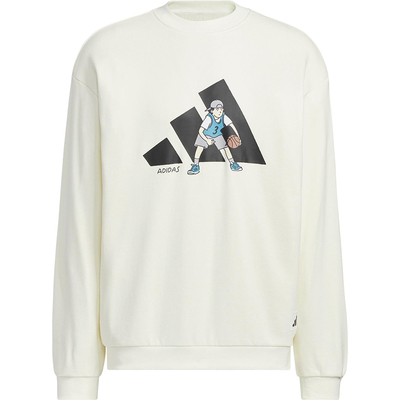 Adidas/阿迪达斯正品2025秋季款男士宽松运动日常休闲卫衣KC2874