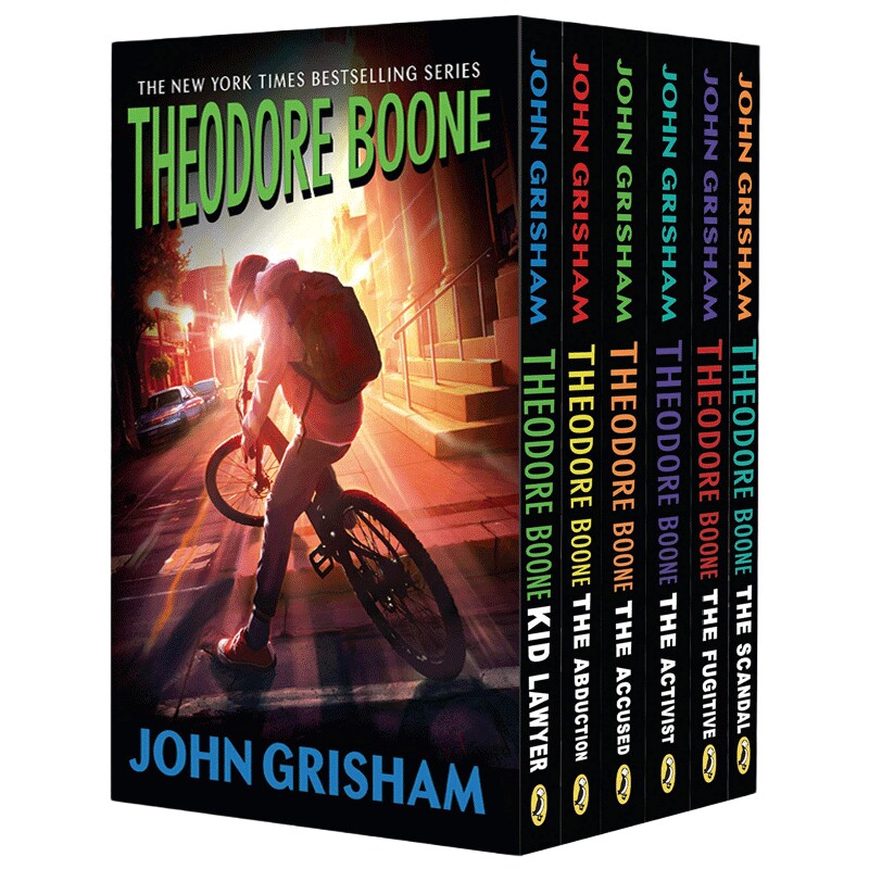 英文原版 Theodore Boone Pb 6C Box Set 西奥律师事务所6本盒装 英文版 进口英语原版书籍