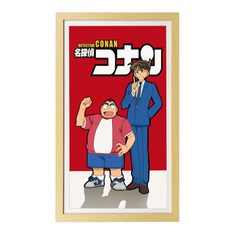 名侦探柯南新一挂画装饰画立体画