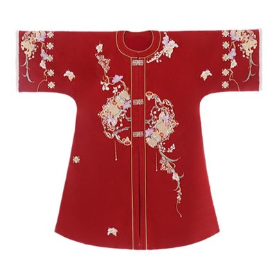 圆领对襟长袄马面裙套装拜年服女