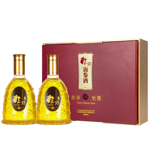 非得海参酒米香至尊礼盒 米香型白酒41度500ml两瓶装大连特产礼品