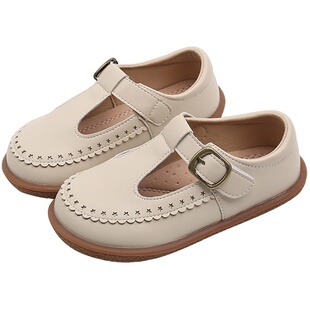 复古女童小皮鞋2026春秋季儿童单鞋时装小女孩演出公主鞋软底童鞋