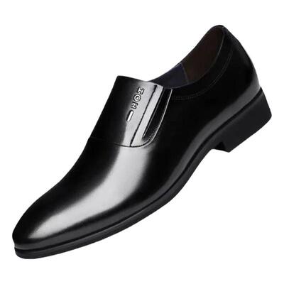 正品厂家直销店商务男皮鞋小白鞋
