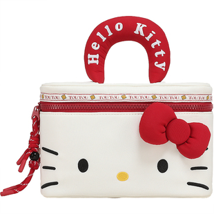 TOUTOUhellokitty三丽鸥凯蒂猫分区收纳化妆包哈喽kt女生生日礼物