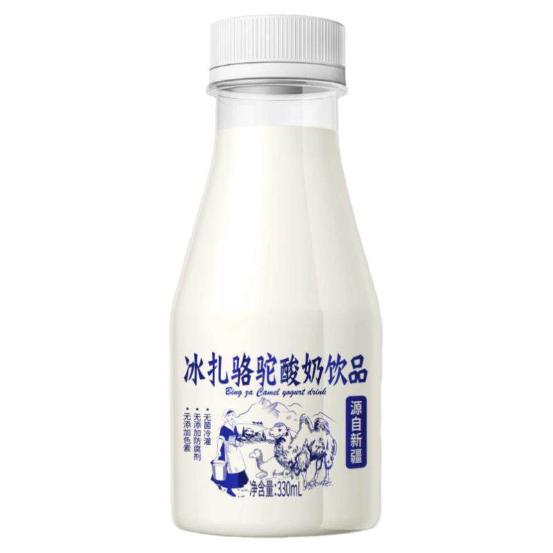 新疆冰扎骆驼酸奶饮品330g*6瓶