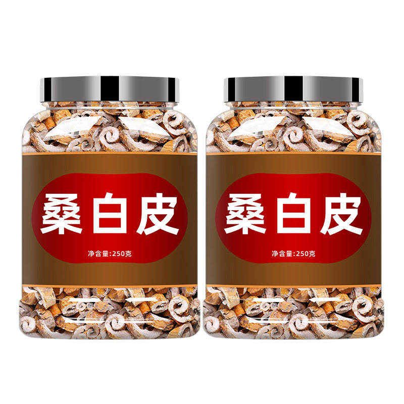老桑树根皮茶非野生特级桑白皮粉