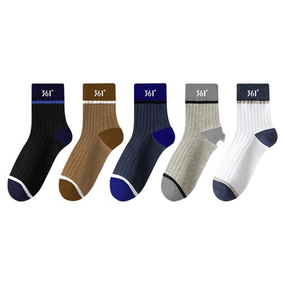 361官方正品男士抗菌防臭中筒袜