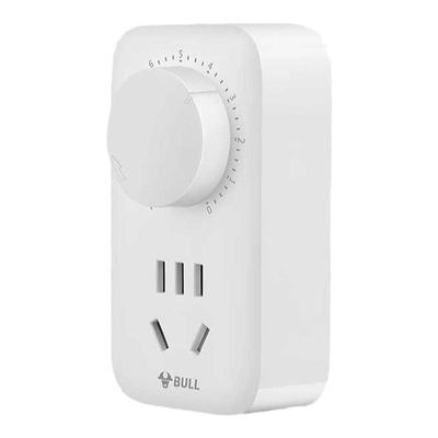 公牛定时器10h智能定时五孔开关