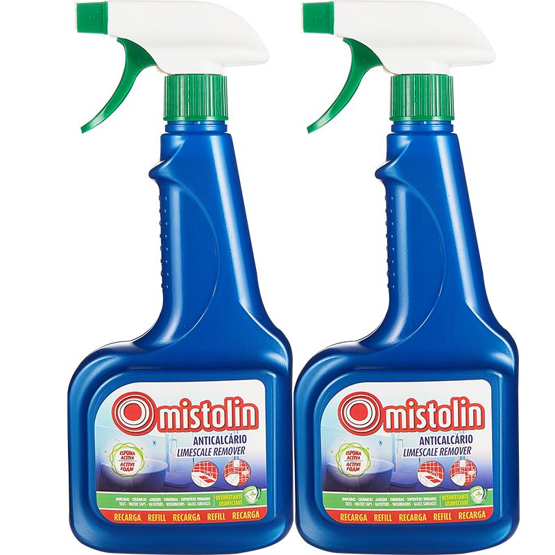 mistolin浴室清洁剂淋浴房玻璃除水垢清洗强力去污水渍水垢清除剂