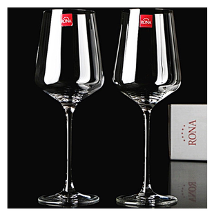 捷克进口RONA水晶红酒杯葡萄酒杯礼盒高脚杯玻璃杯子家用酒具套装