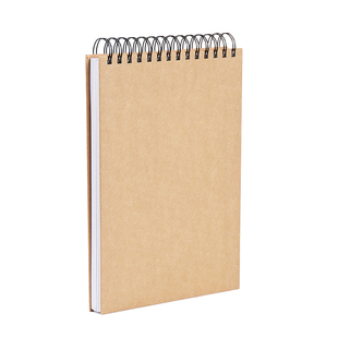 双线圈硬面白纸本 空白笔记本硬面可平摊绘画A4B5高颜值16开本子