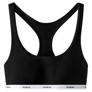 璞履  女士细界带无杯垫文胸 轻运动胸衣美背内衣 POURLUI WTP115