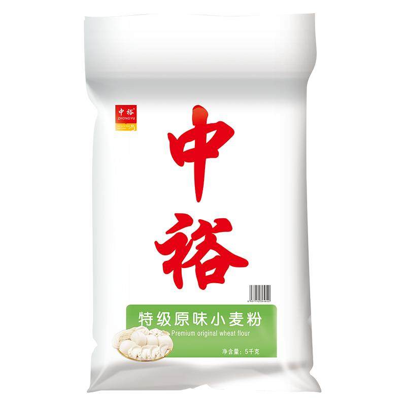 中裕家用原味小麦粉5kg中筋面粉