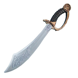 万圣节塑料宝剑骷髅宝刀Cosplay表演儿童玩具男童海盗塑料玩具刀