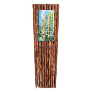 大众圆头纯天然无漆无蜡椰子木筷子餐饮具家用10双装厨房套装20支