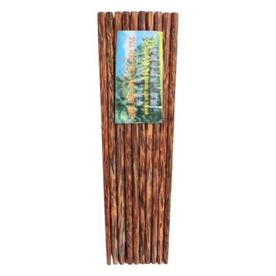 椰子木天然筷子无漆无蜡10双20支