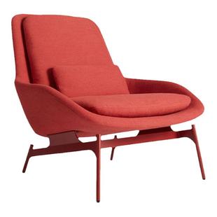 简艺 Field Chair创意休闲椅创意家具异型五金脚玻璃钢轻奢洽谈椅