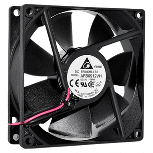 AFB0912VH台达9025 12V 0.6A大风量双滚珠4线PWM机箱电源散热风扇