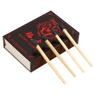 黑头福星虎火柴大头细杆玩具枪洋火应急储备教学实验链条打火柴