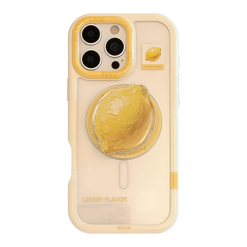 ins柠檬磁吸支架iphone17手机壳