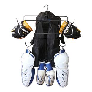 冰球护具晾干架挂钩晾衣架定制hockey护具多功能铁架 冰球护具架