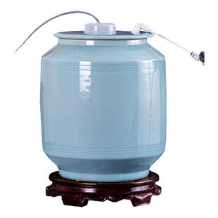 纯净水桶带浮球阀陶瓷存水缸家用功夫茶自动上水罐储水壶泡茶空桶