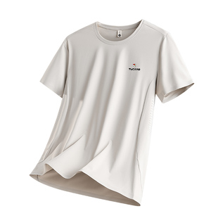 啄木鸟男士短袖t恤2026新款男夏季凉感冰丝男装大码速干运动上衣