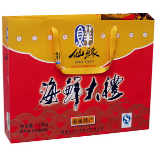 南通特产如东仙缘海鲜大礼海蜇头泥螺醉蟹醉蛏鼻礼盒厂家直供正品