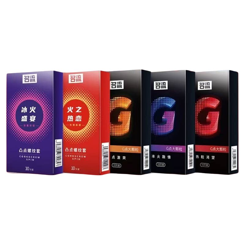 名流G点大颗粒避孕套凸点螺纹