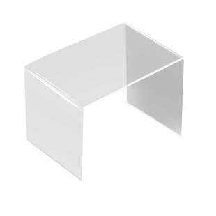 亚克力u型置物架桌面展示架直播摆货增高架包包冰箱分层隔板定制