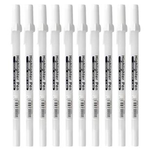 美术高光笔白色黑卡纸专用笔金色银色手绘签字笔勾线笔黑底白字笔