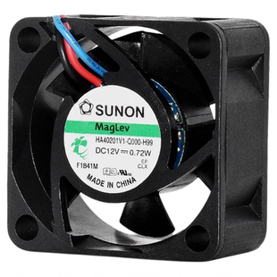 静音4020建准12V0.72W 4CM交换机1U2U散热风扇HA40201V1-Q000-H99