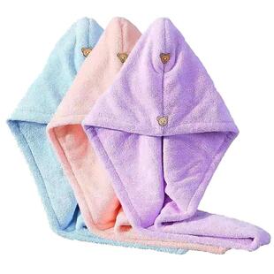 干发帽女吸水速干擦头发毛巾加厚包头巾长发可爱浴帽干发巾不掉毛