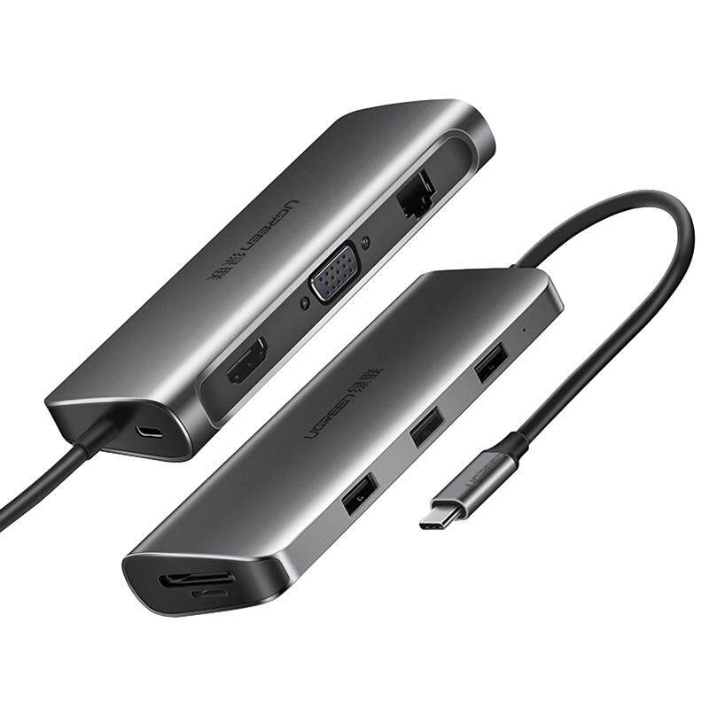 绿联拓展坞type-c转换器电脑usb