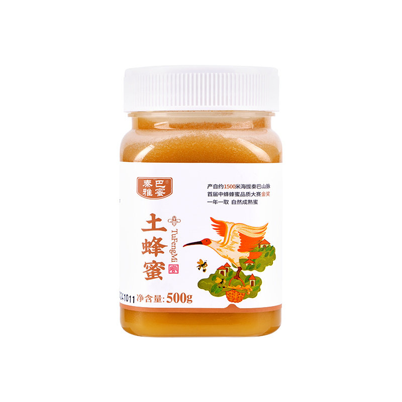 秦巴雅蜜双11土蜂蜜秦巴深山一年采一次蜂蜜农家自采冲泡结晶原蜜