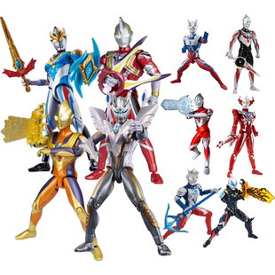 【自营】万代奥特曼超可动迪迦戴拿亚刻德凯赛罗欧布男孩礼物玩具